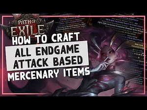 PoE 1 | How to Craft: All Endgame Mercenary Items for a Manyshot/Combatant - 3.29 Crafting Guide