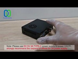 How to install the Geekworm DACPi Audio Player Kit for Raspberry Pi 4 Model B?