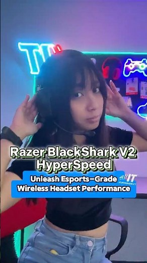 🔵 Experience tournament-grade performance with the Razer BlackShark V2 Hyperspeed #allit