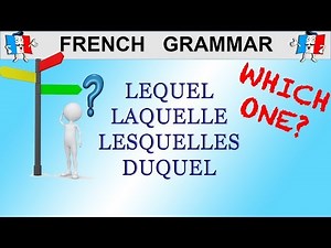 Learn French Question Words - How To Ask 'WHICH ONE?' With Lequel