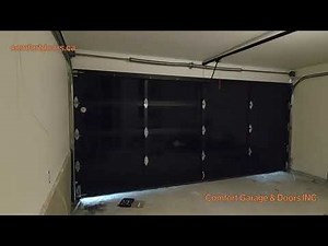 Amarr Vista - Double Garage Door, Night Time View Double Glass