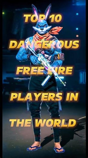 Top 10 Most DANGEROUS Free Fire Players 😈 #freefireplayers