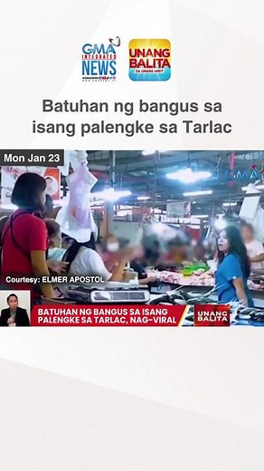 Kapag binato ka ng bato, batuhin mo raw ng tinapay. Pero sa nangyaring bardagulan sa isang palengke sa Tarlac kamakailan, bangus ang ipinambato. #UnangBalita #NewsPH #SocialNewsPH