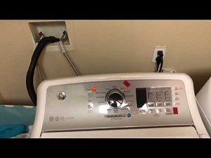 GE high efficiency washer not draining
