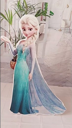 Quick and easy Frozen party decorations idea cutout #frozen #elsa #decoration