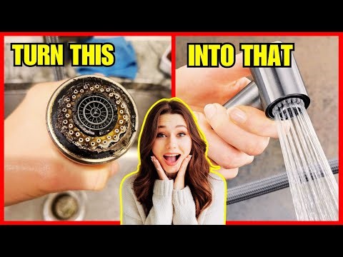 How to Clean Your Kitchen Faucet Spray Head FAST & Easy