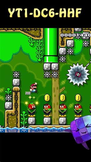 Super Mario Maker 2 🎮 Galoomba Grove Kaizo Lite 🎮 Nicholas #short #mario #supermario