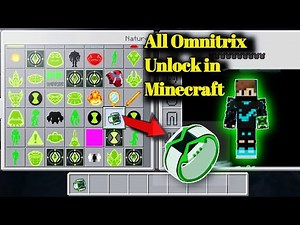 ben 10 Omniverse Omnitrix in Minecraft Ans All Alion Mod Unlock in Minecraft | All Omnitrix Unlock