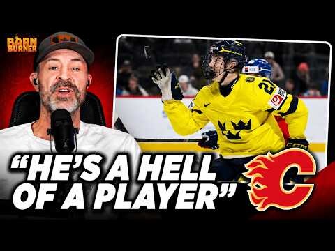 Are The Calgary Flames Zeroing In On Viggo Bjork?? | FN Barn Burner