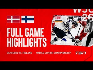 Finland vs. Denmark FULL HIGHLIGHTS | 2026 World Junior Championship