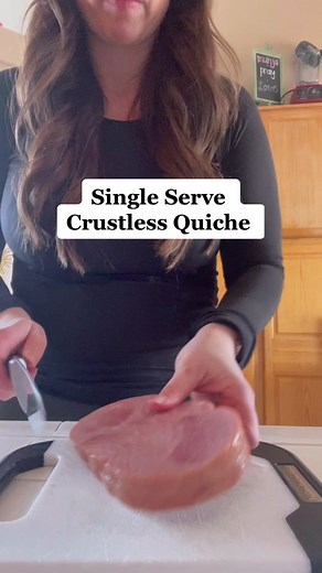 Healthy Single Serve Crustless Quiche Recipe