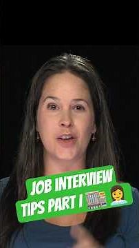 How to Ace your Job Interview in American English 1 💼👨🏻‍💼