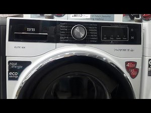 how to use IFB 7.5kg fully autimatic front load washing machine full demo model ELITE WX