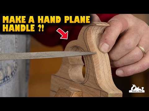 CRAZY Traditional Way to Make a Hand Plane Handle