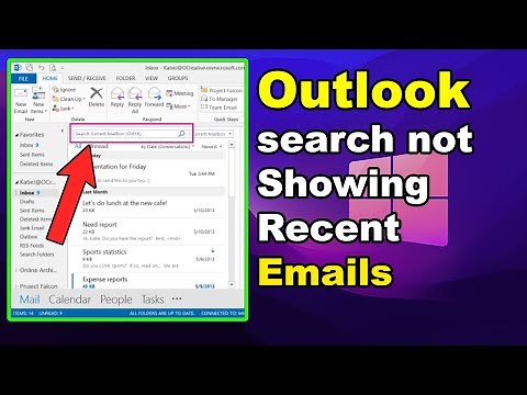 How to FIX Outlook search not Showing Recent Emails in Windows 11