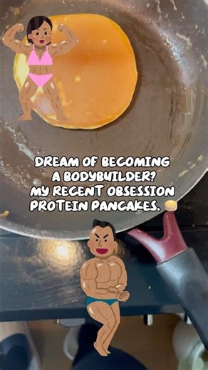 Dream of becominga bodybuilder?My recent obsessionprotein pancakes. 🥞#short #fyp