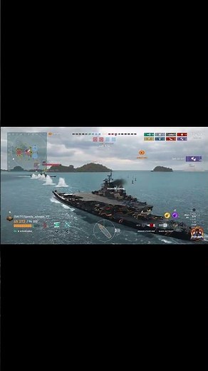 Louisiana devstruck Montana in World of Warships Legends #wowslegends #bestreplays