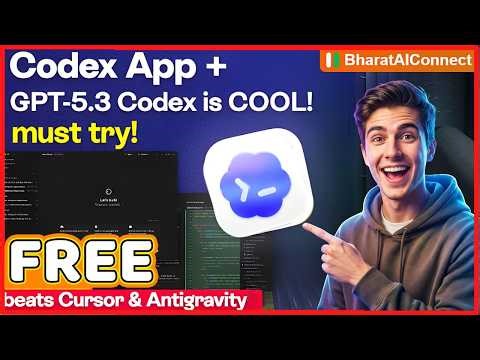 Codex App + GPT 5.3 Codex Is INSANE! - Full Tutorial