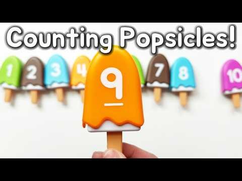 Learn Numbers 1–10 Counting Popsicles | Fun Counting Game for Toddlers & Preschool