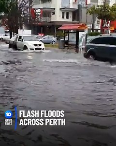 HOMES AND STREETS FLOODED AS WILD WEATHER HITS PERTH Several suburbs across Perth have experienced flash floods, as the fourth cold front in less than a week sweeps through. A severe weather warning has been issued for parts of the Lower West and Great Southern districts. Residents in Perth, Mundaring, Rottnest Island, Scarborough, Williams and Yanchep have been told to prepare their homes for heavy rainfall and damaging winds. Suburbs hit hardest in the last hour include Kings Park which receiv