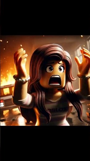 Mom, the Roblox tree’s on fire!! 😭🔥 #shorts #roblox #funnyvideo