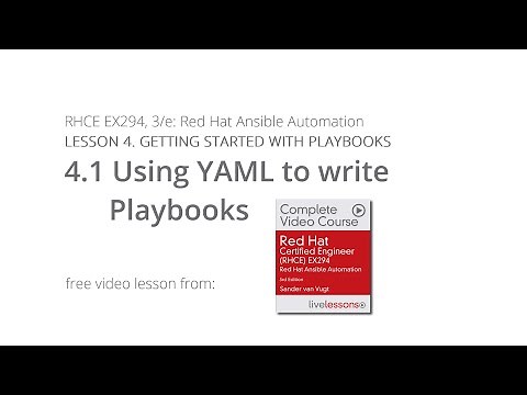 Write Ansible Playbooks with YAML - Ansible Playbook Example