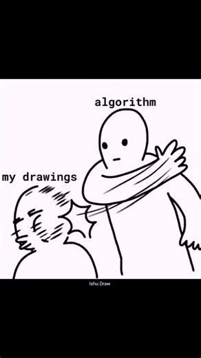 algorithm 😩 #drawing #shorts #feed