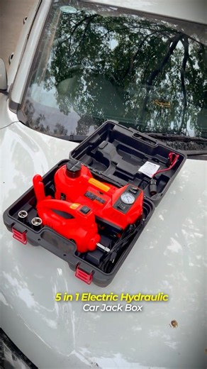 5-in-1 Hydraulic Car Jack Box | Must-Have Car Emergency Gadget