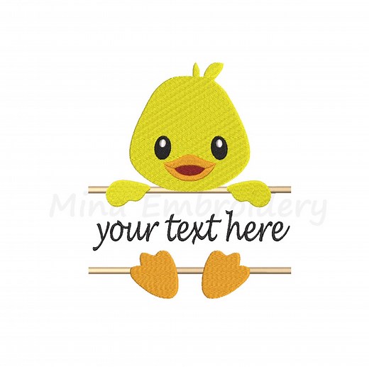 Baby Duck Embroidery Design: Animal Machine Embroidery (instant Download) - Etsy