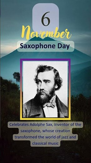 6 Nov_Saxophone Day #world #archive #history #dailyshorts #shorts #shortvideo
