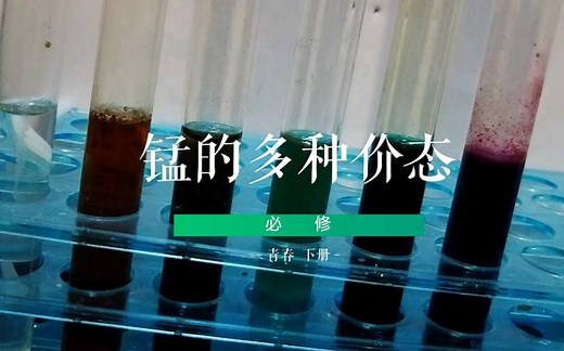 【化学】锰离子的多种价态