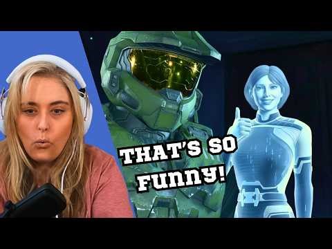THIS FUNNY!? - Halo Infinite Funny Dialogue Reaction!