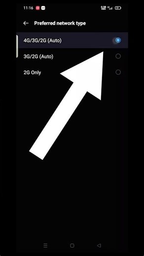 "How to Switch Between 3G, 4G, and 5G Networks #shorts"