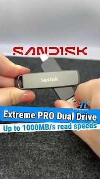 🔵Fast. Secure. Built to move 🔥💾The SanDisk Extreme PRO Dual Drive has you covered on every device 👇