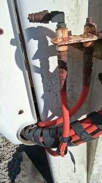 Bucket Truck flooded, and a hydraulic hose replaced