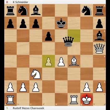 Charousek vs Schneider 1891 #chess #chessgames