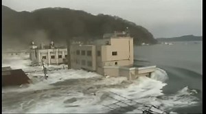 Tsunami Hitting Miyako City