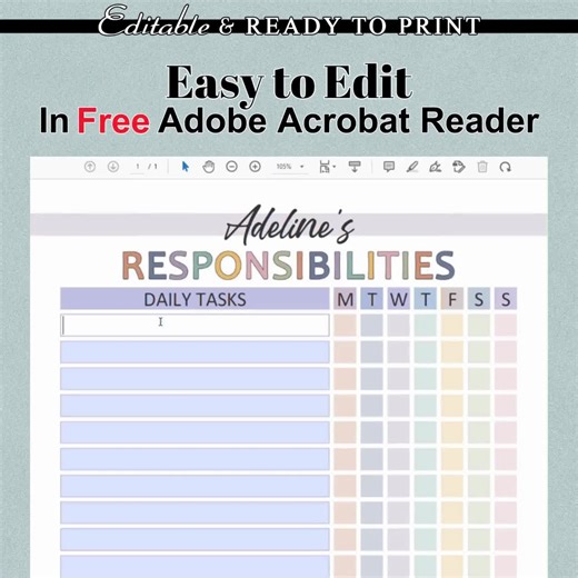 EDITABLE Family Chore & Cleaning Bundle Printable | Chore Charts | Cleaning Cards | Schedule | Reward Bucks | Daily Weekly Routines | HFL - Etsy