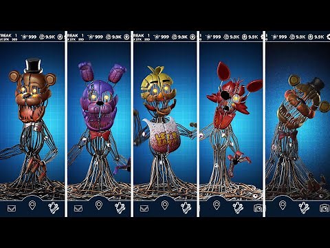 FNAF AR Molten Animatronics Jumpscare & Workshop Animations