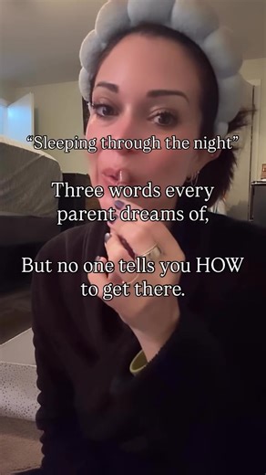 Here’s the truth: it’s not magic. It’s not luck. And it definitely doesn’t mean your baby will never wake up during the night again. Sleeping through the night means your baby is able to *fall asleep and fall back asleep independently* — without needing your help every single time. And that’s something you can absolutely teach… gently, lovingly, and with confidence. I help moms understand what’s developmentally normal, what habits might be standing in the way, and how to create sleep foundations