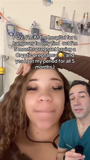 She didn’t know that she was pregnant?!