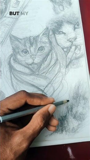 cat drawing #drawing #cute #satisfying #sketch