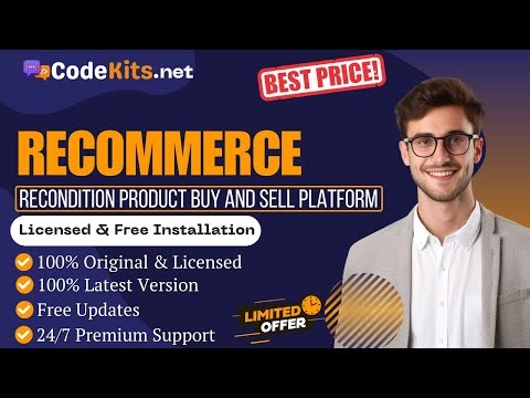 [Latest & Original] Recommerce - Recondition Product Buy And Sell Platform (Lowest Price)