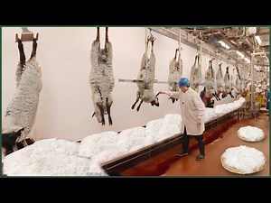 Amazing Sheep Farming Technology - Modern Sheep Shearing - High-Tech Livestock Farming Technology