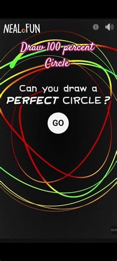 Draw 100 percent circle ○