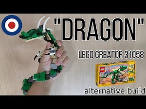 LEGO Creator 31058 Alternative build tutorial DRAGON、レゴクリエイター31058をドラゴンに組み替え