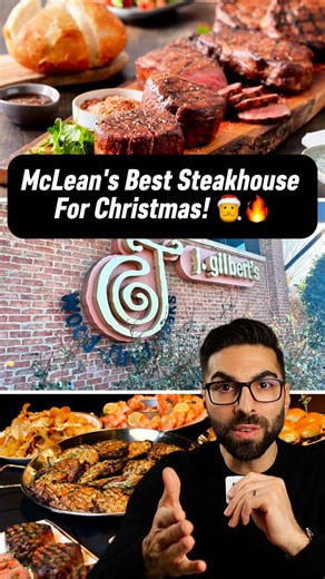 Greater DC Living | Your #1 Source for All Things DC Suburbs! on Instagram: "🎄🥩 J. Gilbert’s Wood-Fired Steakhouse Christmas Kits - McLean’s Holiday Dinner Solution! Order: Call Dorna Palani at 703-220-4284 Skip the grocery store stress! J. Gilbert’s at 6930 Old Dominion Drive in McLean is offering fully-cooked Christmas Kits December 24-28 with everything you need to feed six people. 🔥 Christmas Kits (Carryout Pre-Orders Only): ✅ $250 Spiraled Ham Kit (feeds 6) ✅ $300 Prime Rib Kit (feeds 6)