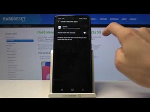 How to Allow Unknown Sources on SAMSUNG Galaxy A52s - Download Apps From Unknown Sources