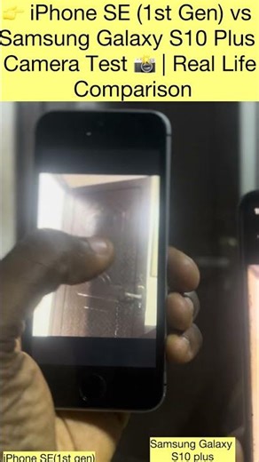 iPhone SE vs Samsung S10 Plus: Camera Test