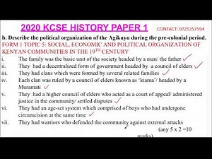 HISTORY PAPER 1 SECTION 2 AND 3